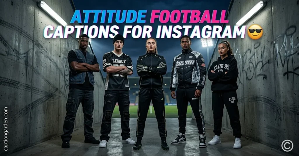 Attitude Football Captions for Instagram