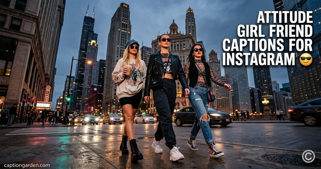 Attitude Girl Friend Captions for Instagram
