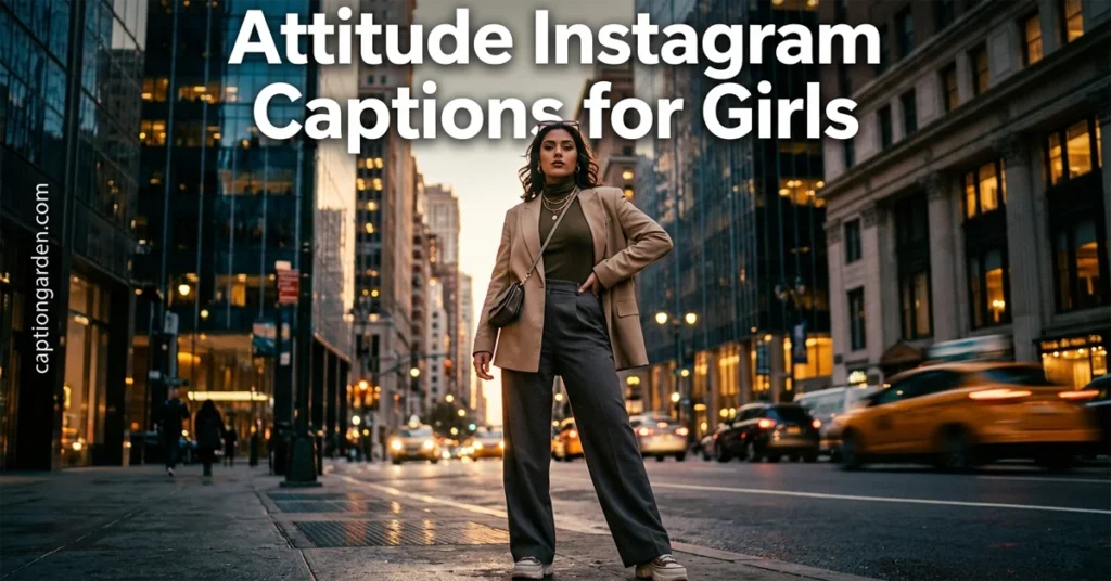 Attitude Instagram Captions for Girls