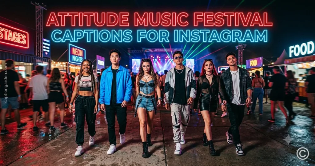 Attitude Music Festival Captions for Instagram