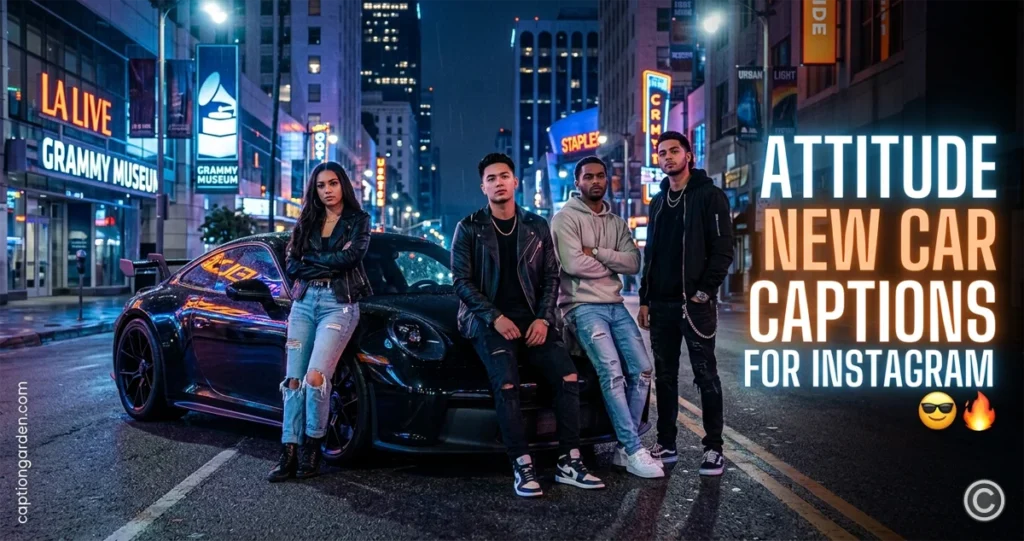 Attitude New Car Captions for Instagram