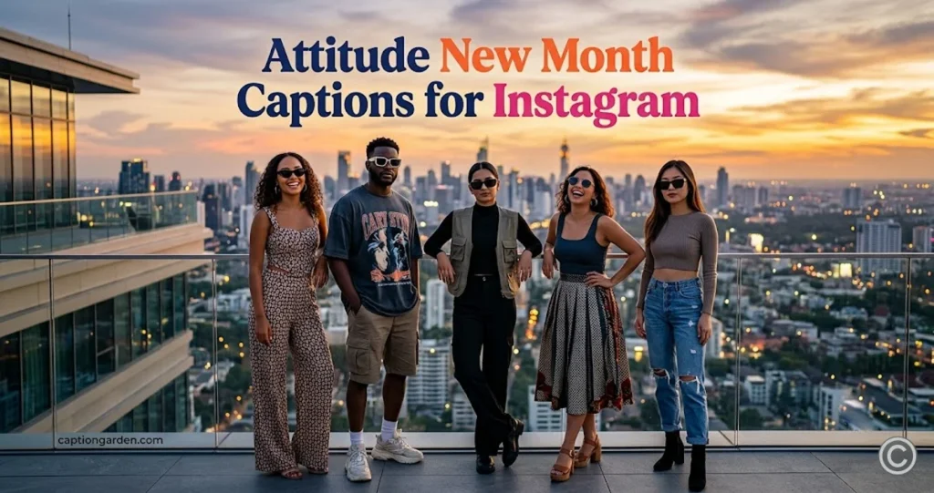 Attitude New Month Captions for Instagram 