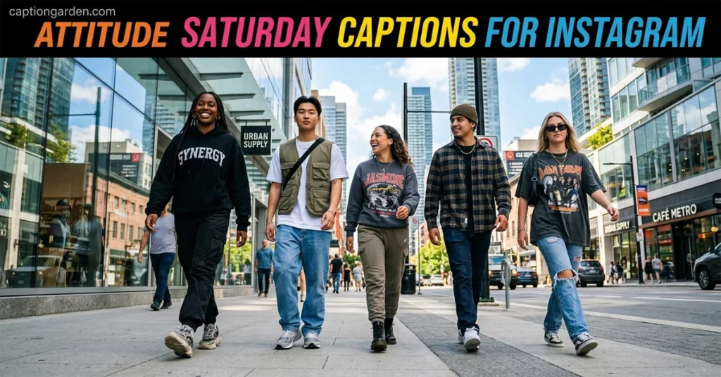 Attitude Saturday Captions for Instagram