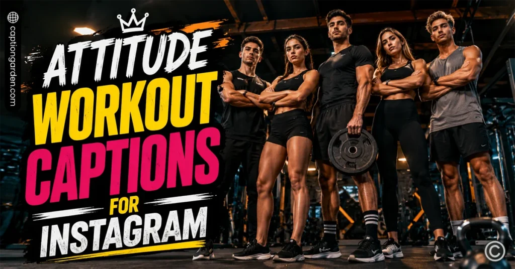 Attitude Workout Captions for Instagram
