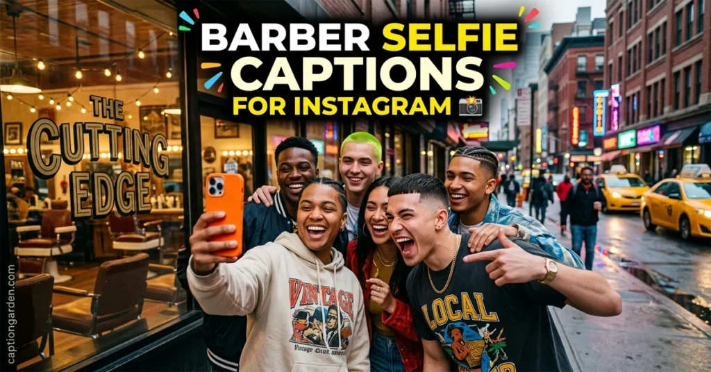 Barber Selfie Captions for Instagram
