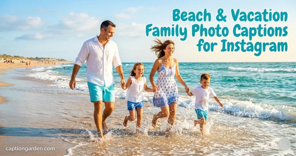 Beach & Vacation Family Photo Captions for Instagram