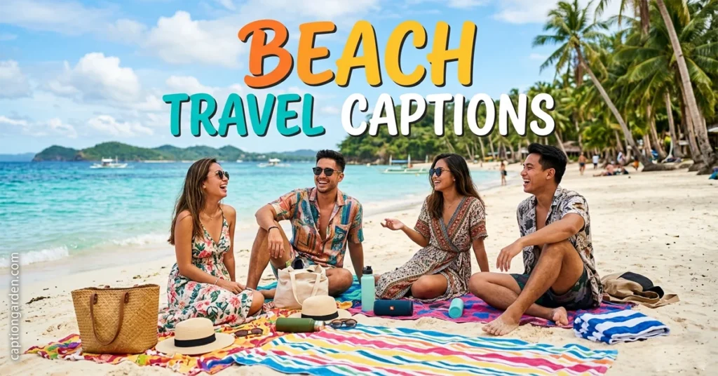 Beach Travel Captions