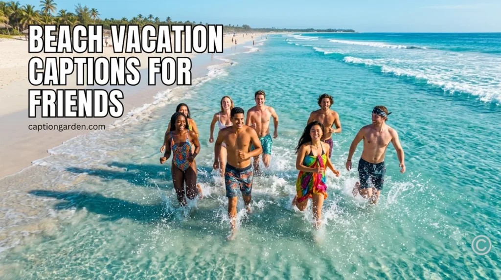 Beach Vacation Captions for Friends