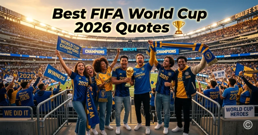 Best FIFA World Cup 2026 Quotes 