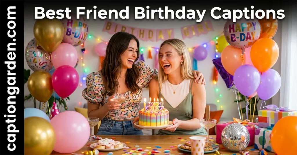 Best Friend Birthday Captions