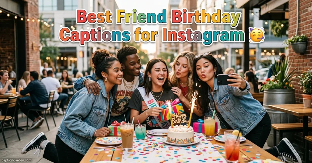 Best Friend Birthday Captions for Instagram