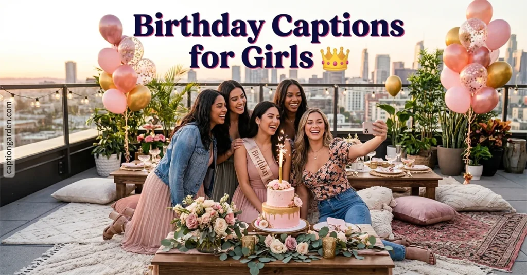 Birthday Captions for Girls
