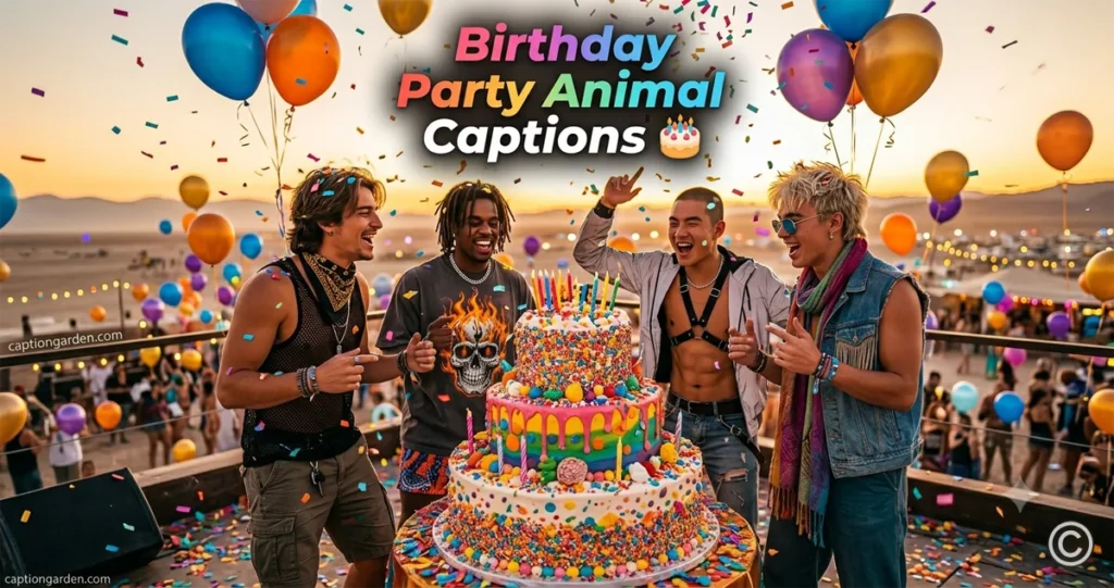 Birthday Party Animal Captions