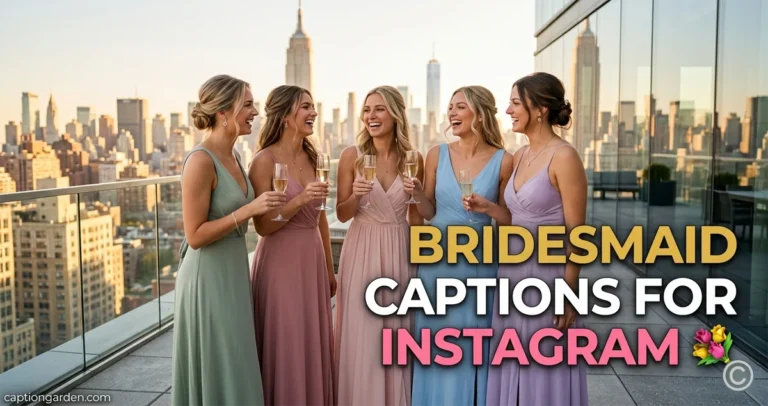 Bridesmaid Captions for Instagram