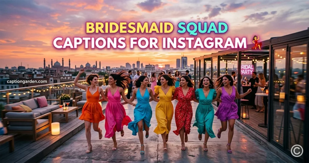 Bridesmaid Squad Captions for Instagram