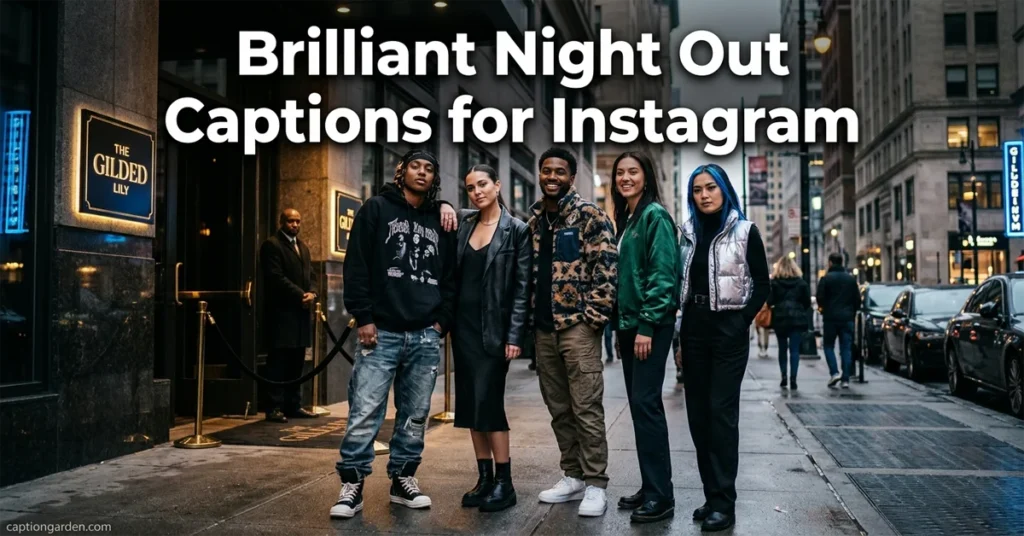 Brilliant Night Out Captions for Instagram