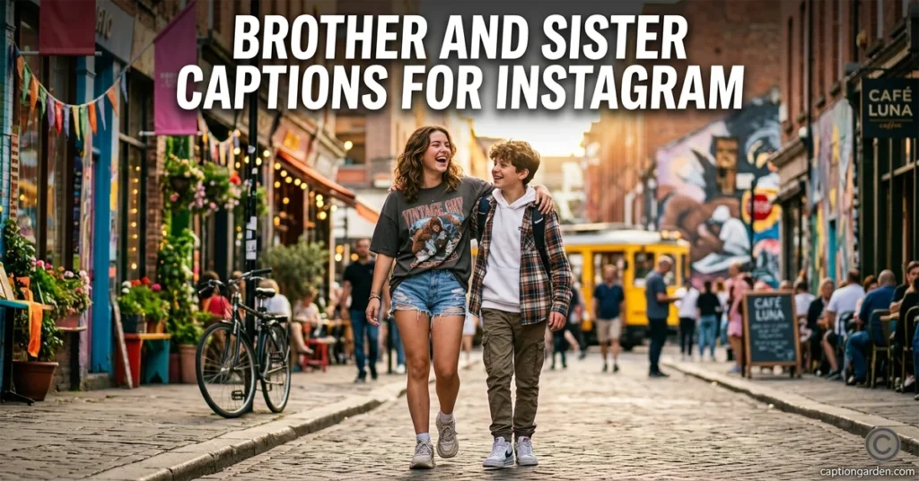 Brother and Sister Captions for Instagram 