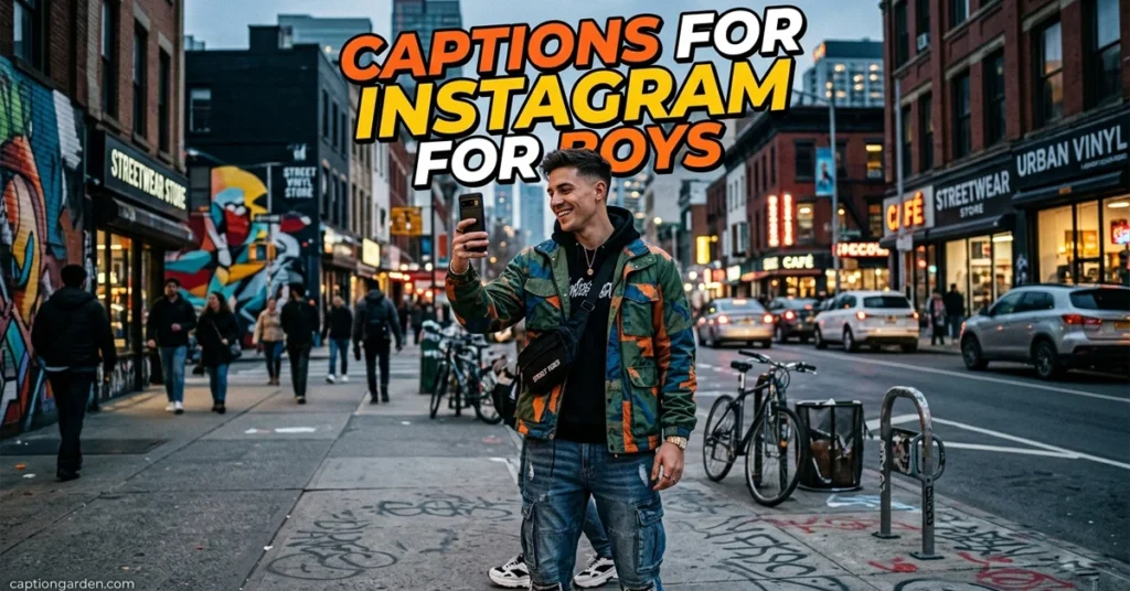 Captions for Instagram for Boys