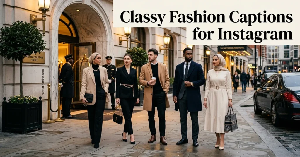 Classy Fashion Captions for Instagram