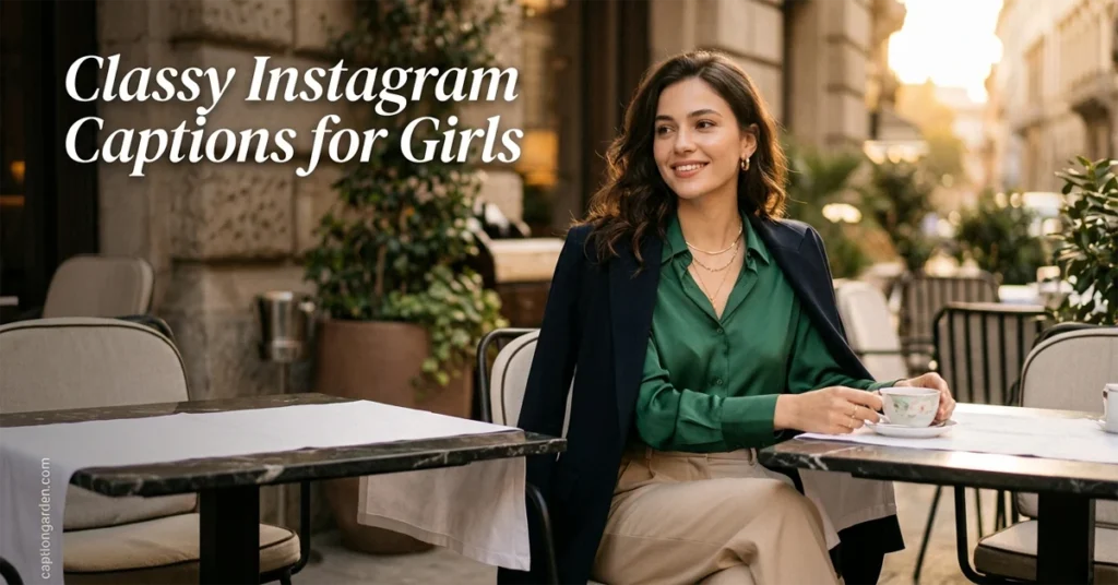 Classy Instagram Captions for Girls