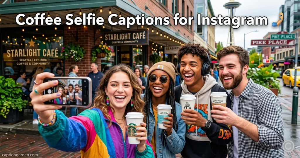 Coffee Selfie Captions for Instagram