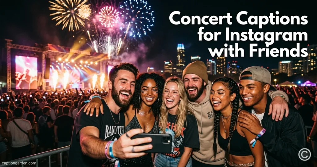 Concert Captions for Instagram with Friends