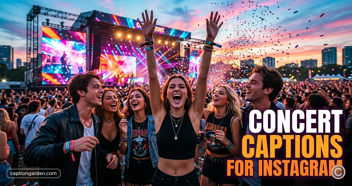 Concert Captions for Instagram