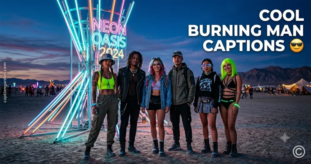 Cool Burning Man Captions