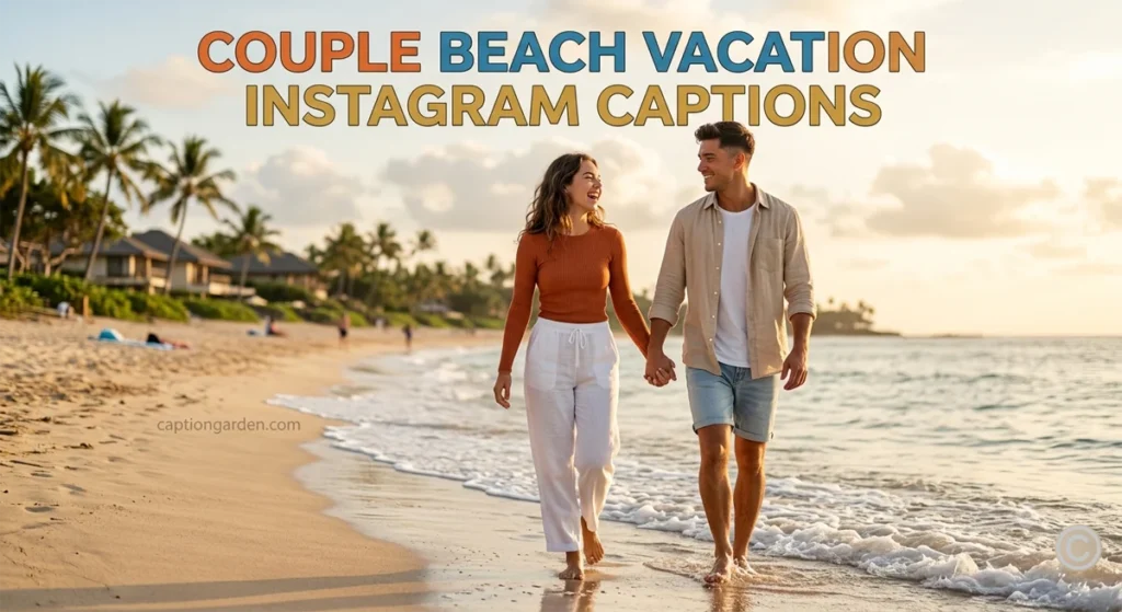 Couple Beach Vacation Instagram Captions 