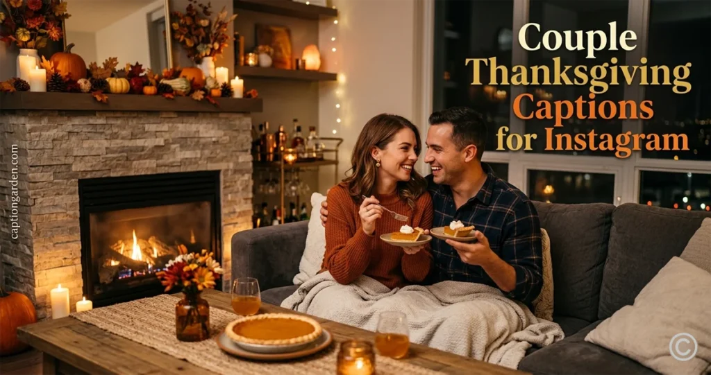 Couple Thanksgiving Captions for Instagram 