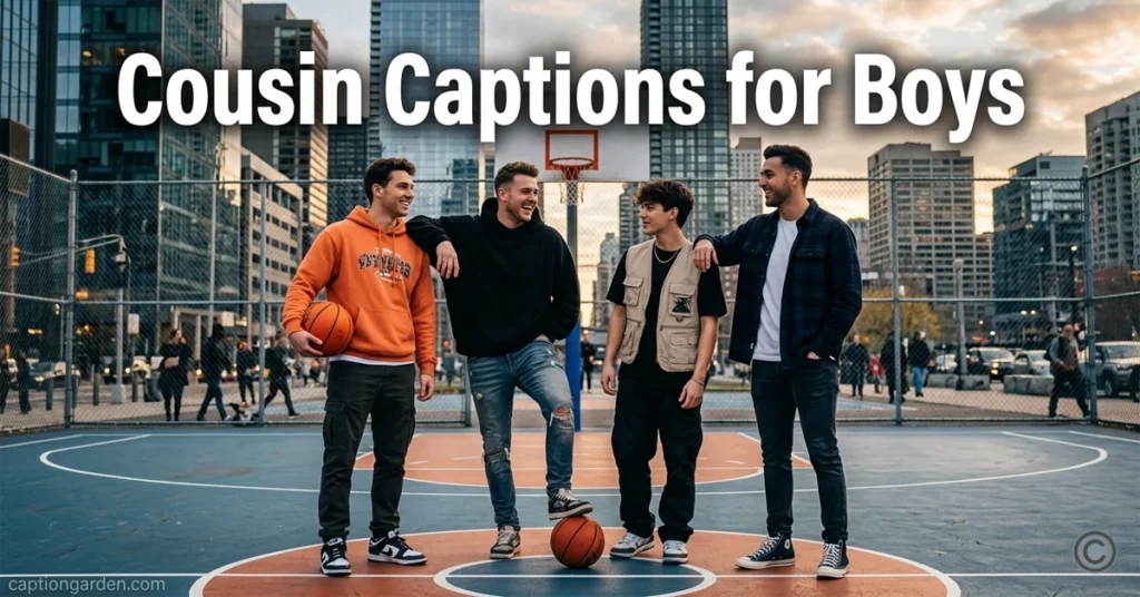 Cousin Captions for Boys