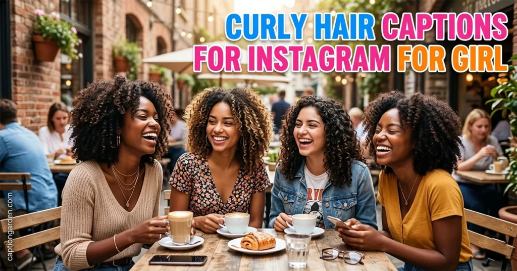 Curly Hair Captions for Instagram for Girl