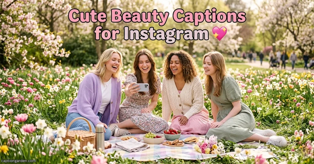 Cute Beauty Captions for Instagram