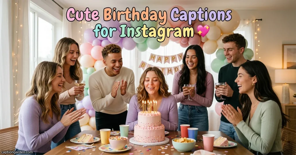 Cute Birthday Captions for Instagram