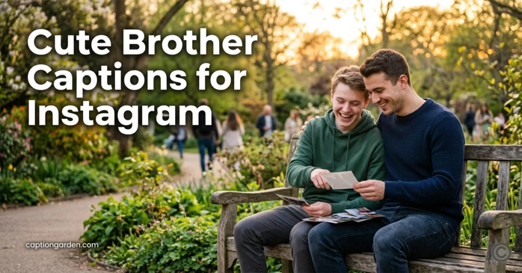Cute Brother Captions for Instagram