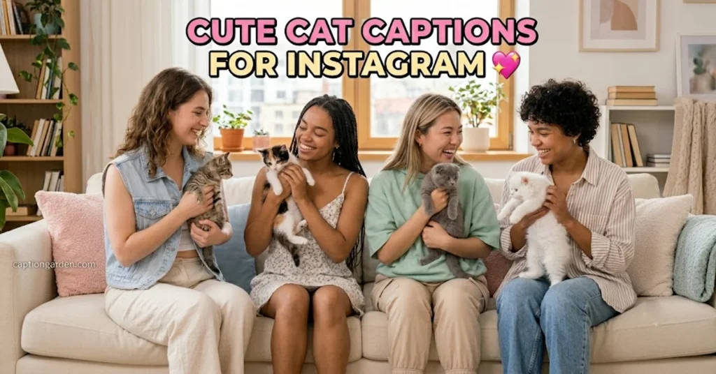 Cute Cat Captions for Instagram