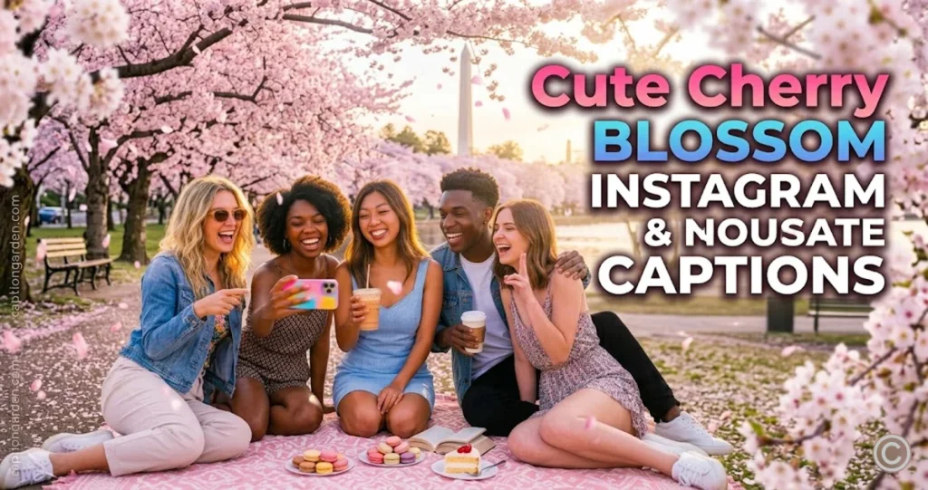 Cute Cherry Blossom Instagram Captions