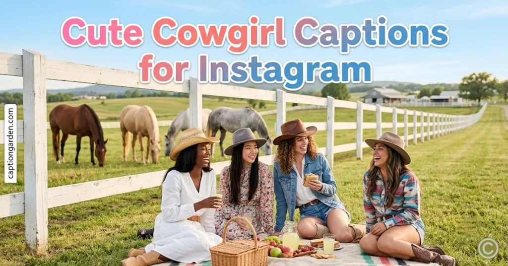 Cute Cowgirl Captions for Instagram