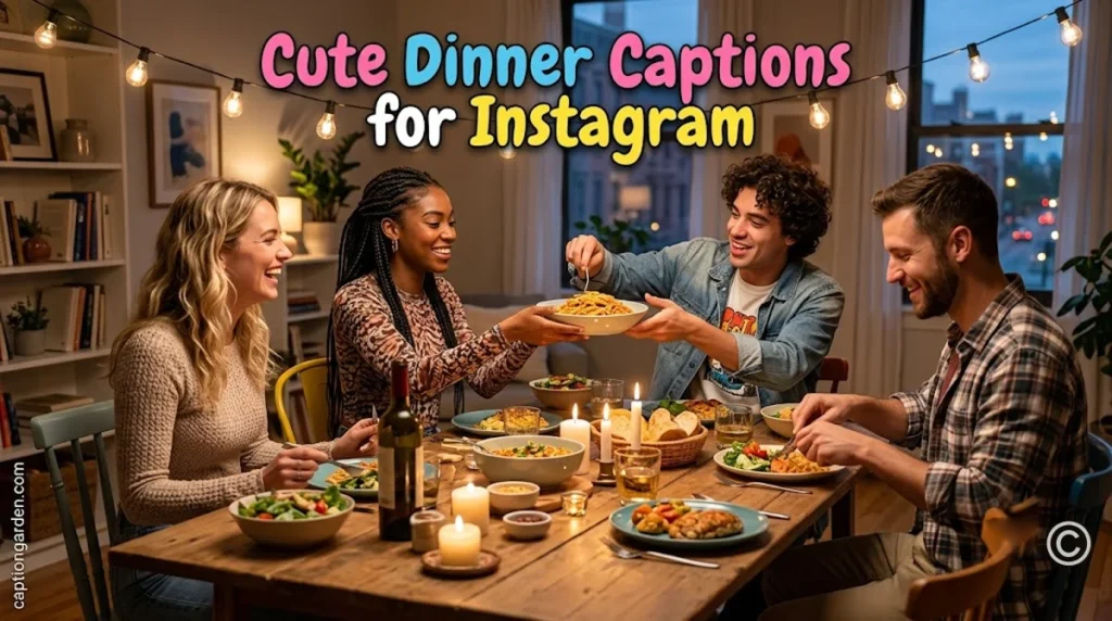Cute Dinner Captions for Instagram 