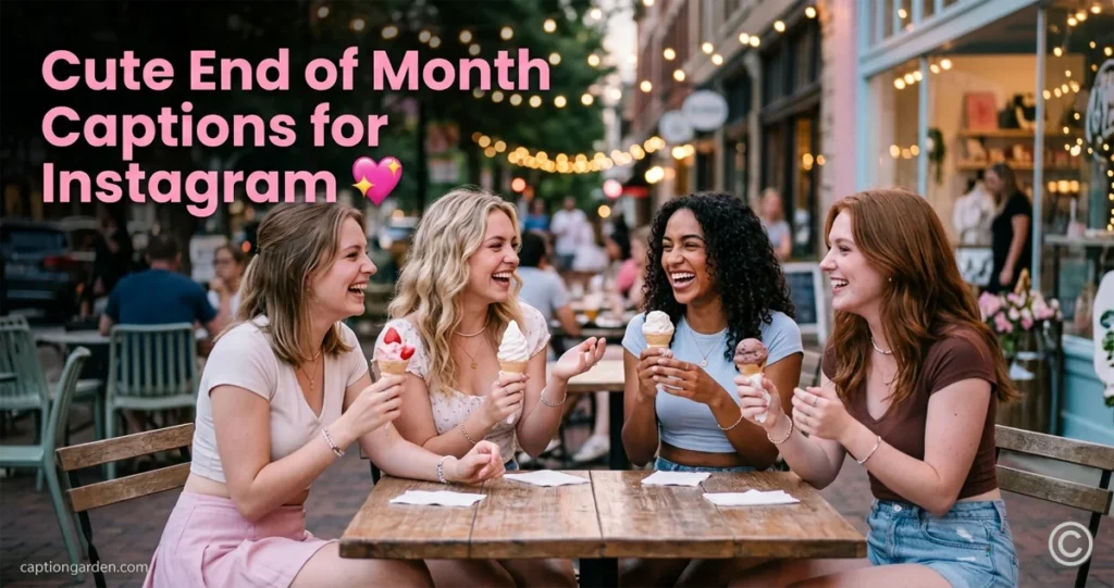 Cute End of Month Captions for Instagram