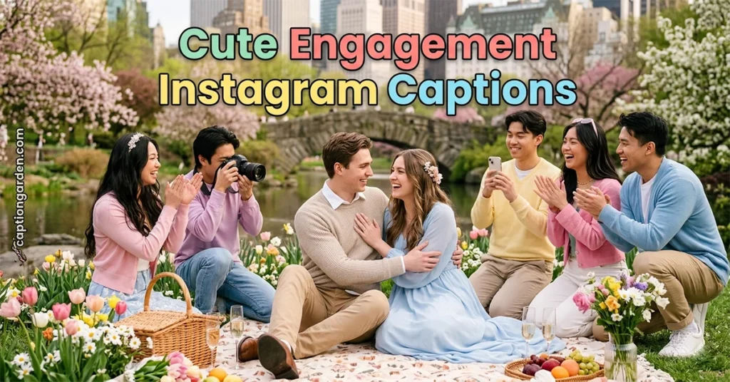 Cute Engagement Instagram Captions