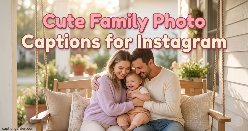 Cute Family Photo Captions for Instagram