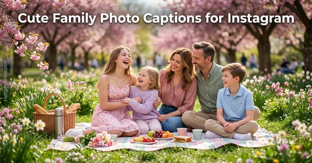 Cute Family Photo Captions for Instagram