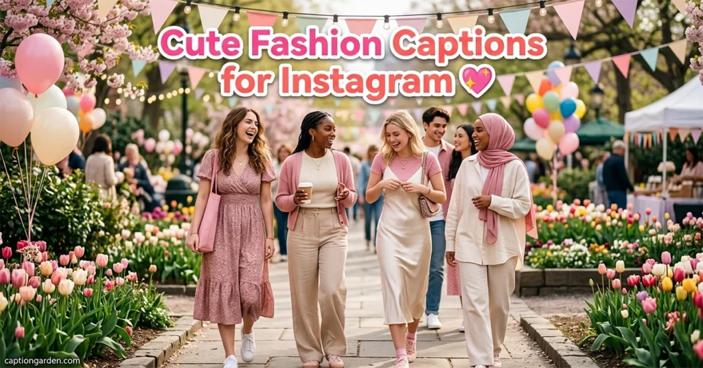 Cute Fashion Captions for Instagram