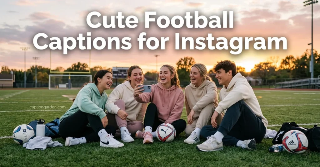 Cute Football Captions for Instagram