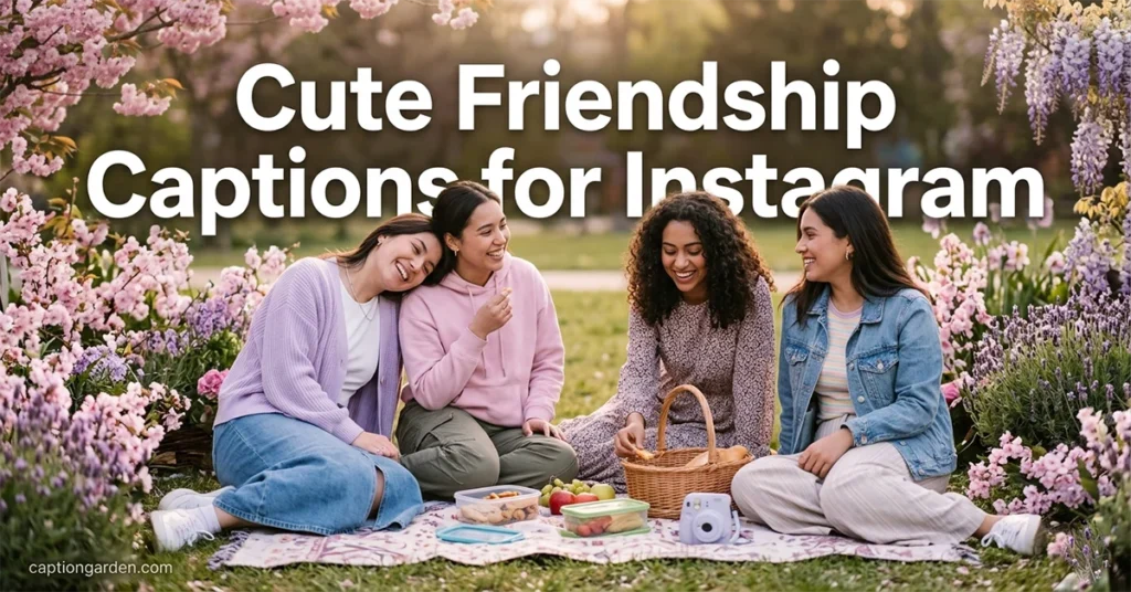 Cute Friendship Captions for Instagram