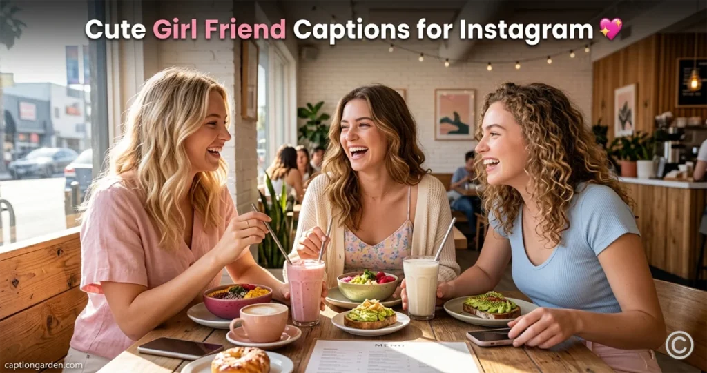 Cute Girl Friend Captions for Instagram