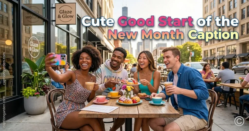 Cute Good Start of the New Month Caption