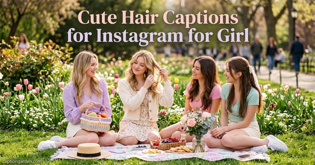 Cute Hair Captions for Instagram for Girl