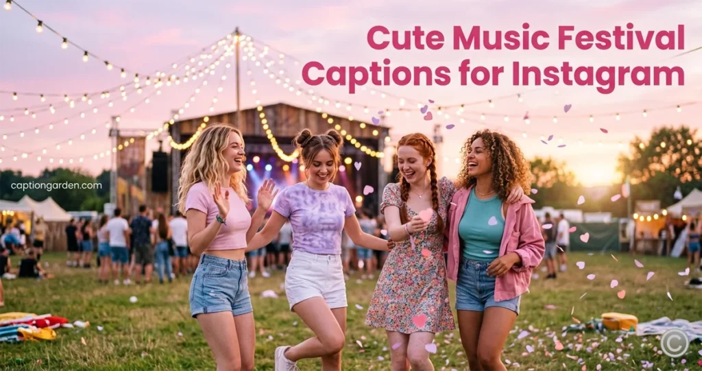 Cute Music Festival Captions for Instagram